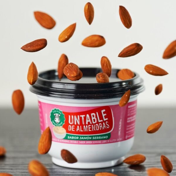 Untable de Almendras Sabor Jamón Serrano x 200 gr – Felices Las Vacas