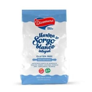Harina de Sorgo Blanco Integral Sin Tacc (450 grs) - Dicomere