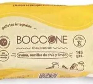 Galletitas integrales avena, semillas de chía y limón - Boccone