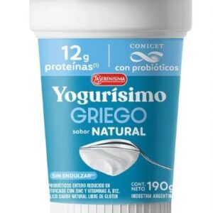 Yogur griego sin endulzar x 190g - La Serenísima