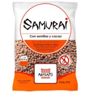 Cereal Proteico a base de clara de huevo sabor Semillas y Cacao Granulado (60g) - Samurai
