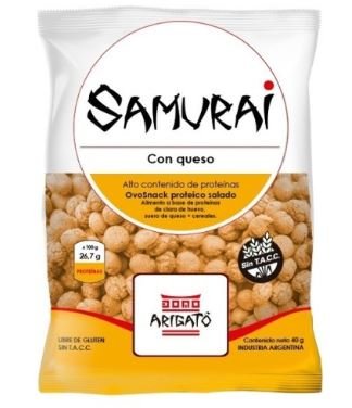 Cereal Proteico a base de clara de huevo sabor Queso (60g) - Samurai