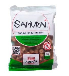 Cereal Proteico a base de clara de huevo sabor Quinoa y Dulce de Leche (60g) - Samurai